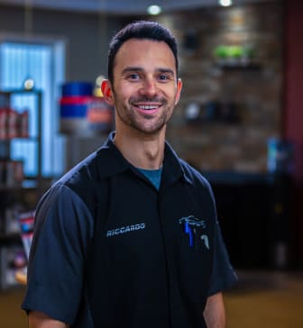 Headshot of Riccardo Casotti, Technician and Diagnostician at RSP Motorsports